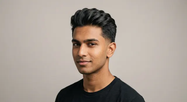 Fringe up haircut for a diamond face